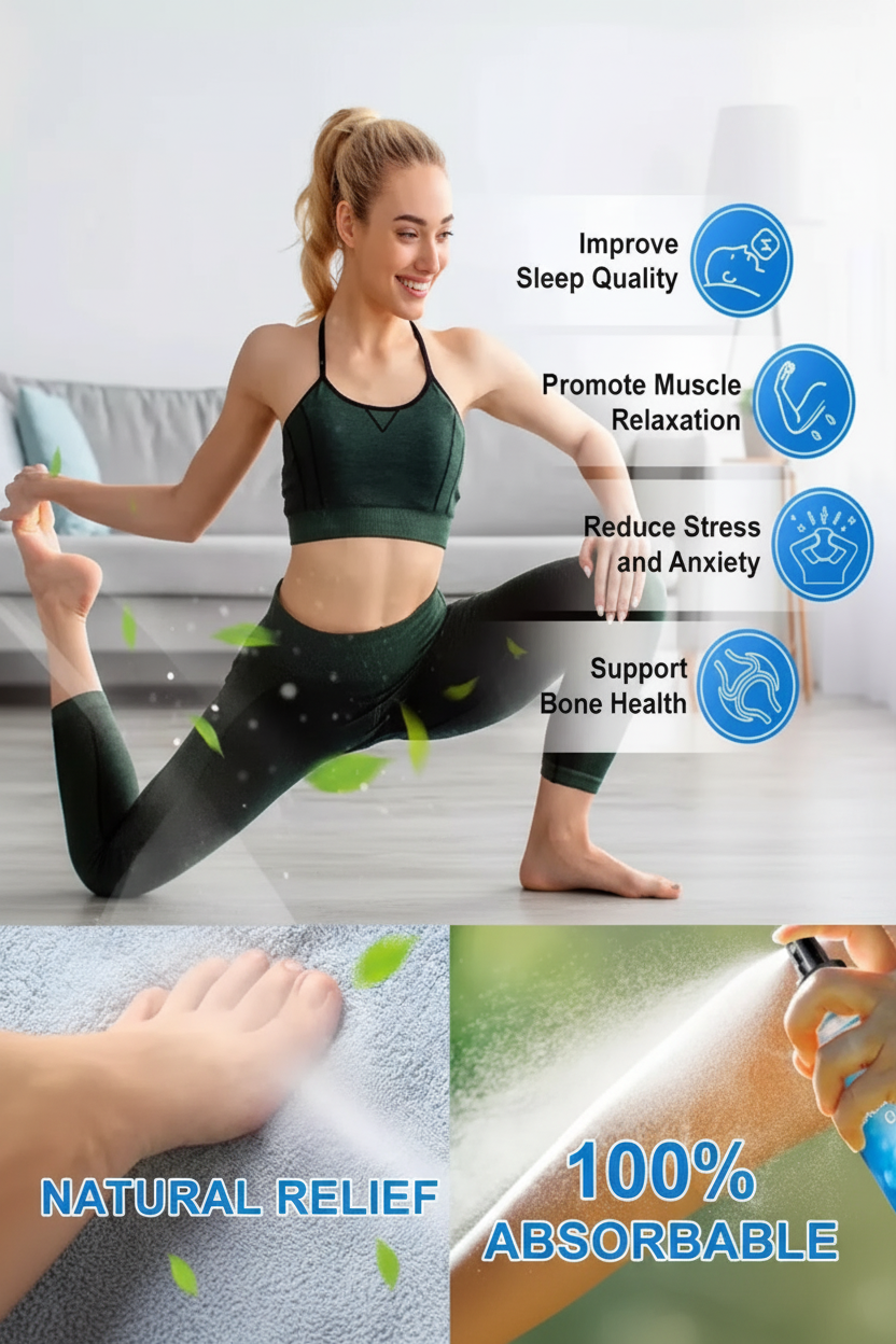 Melao Pure Magnesium Oil Spray | Topical Magnesium Muscle Recovery & Relaxation Support