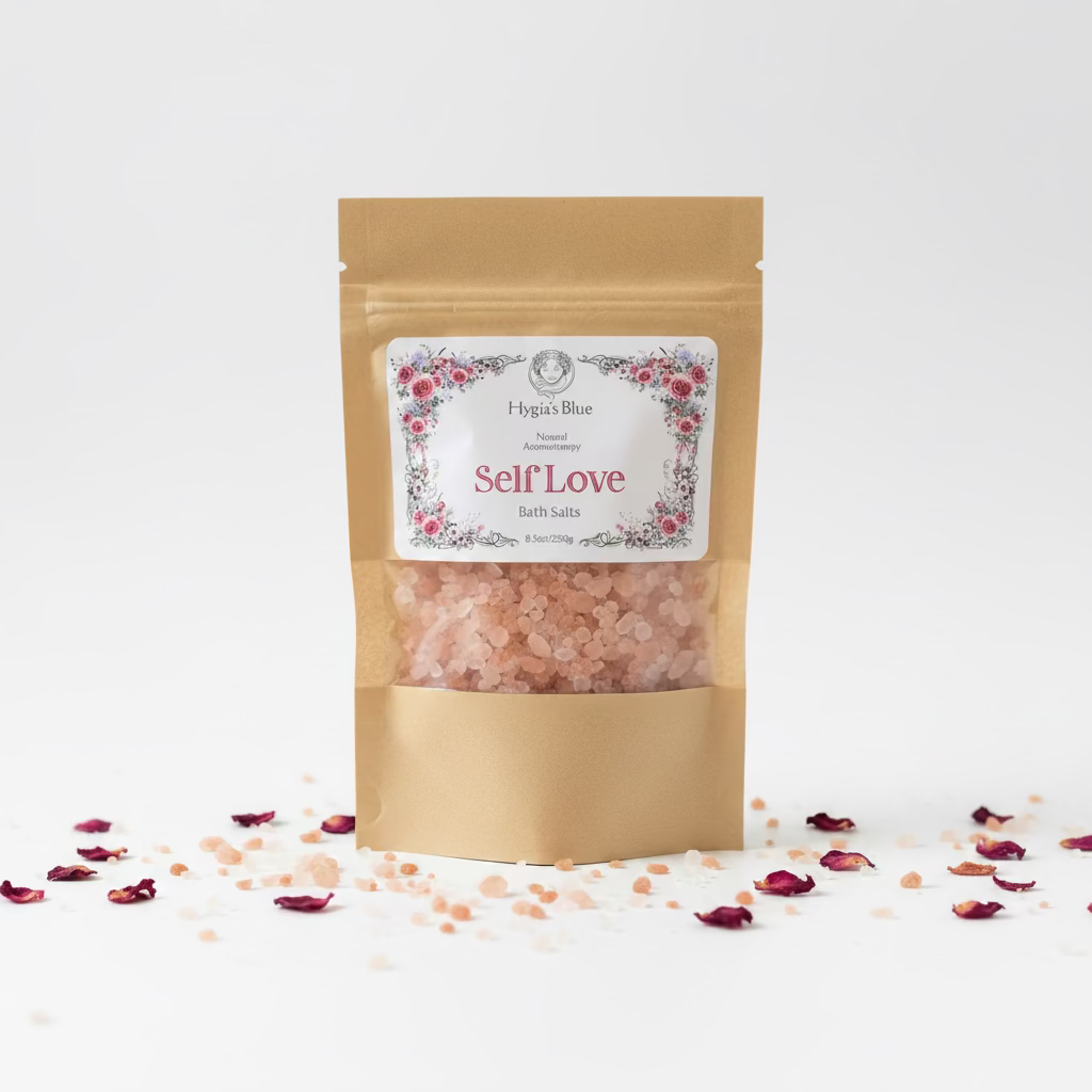 Self Love Bath Salts Pouch |  Self-reverence Hygia's Blue