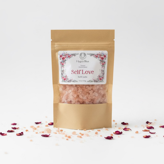 Self Love Bath Salts Pouch |  Self-reverence Hygia's Blue