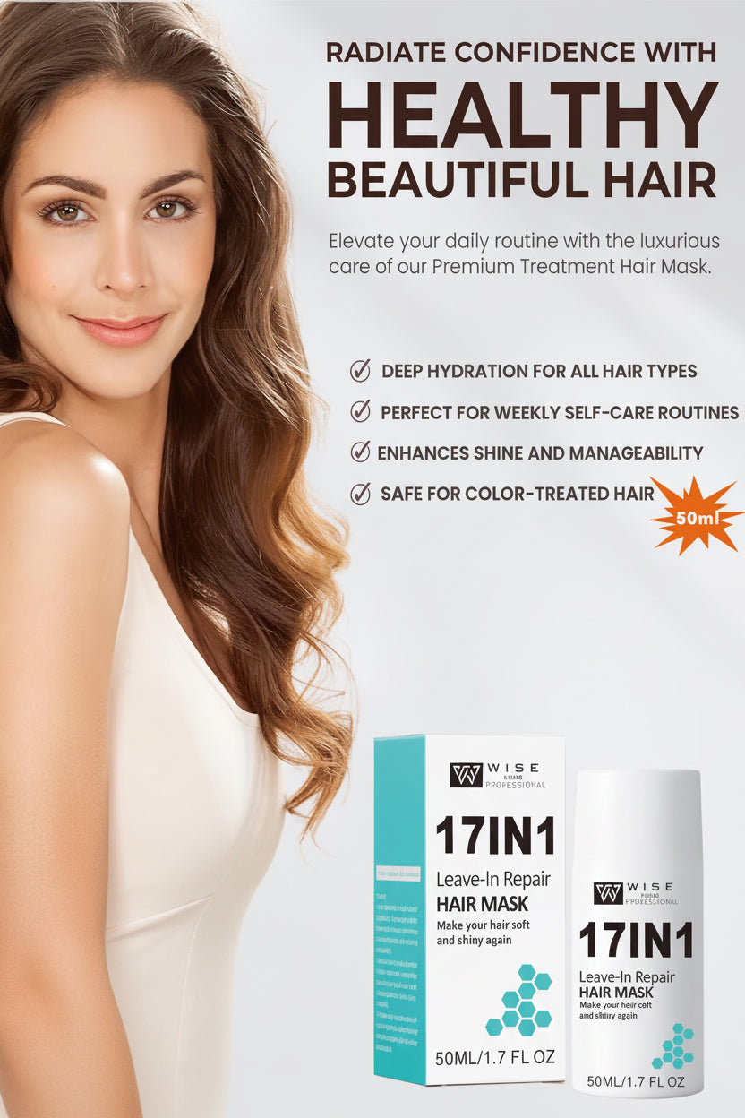 Wise King 17 in 1 Leave-In Repair Hair Mask | Repair, Protect Your Hair in One Step