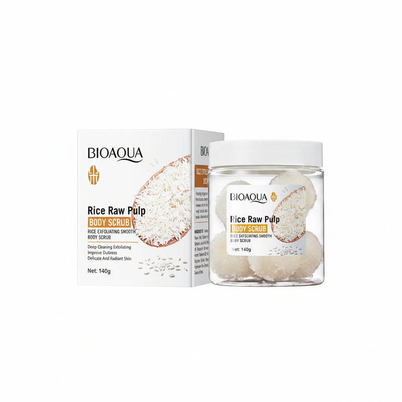 BIOAQUA Rice Exfoliating | Body Scrub | Fragrance Free