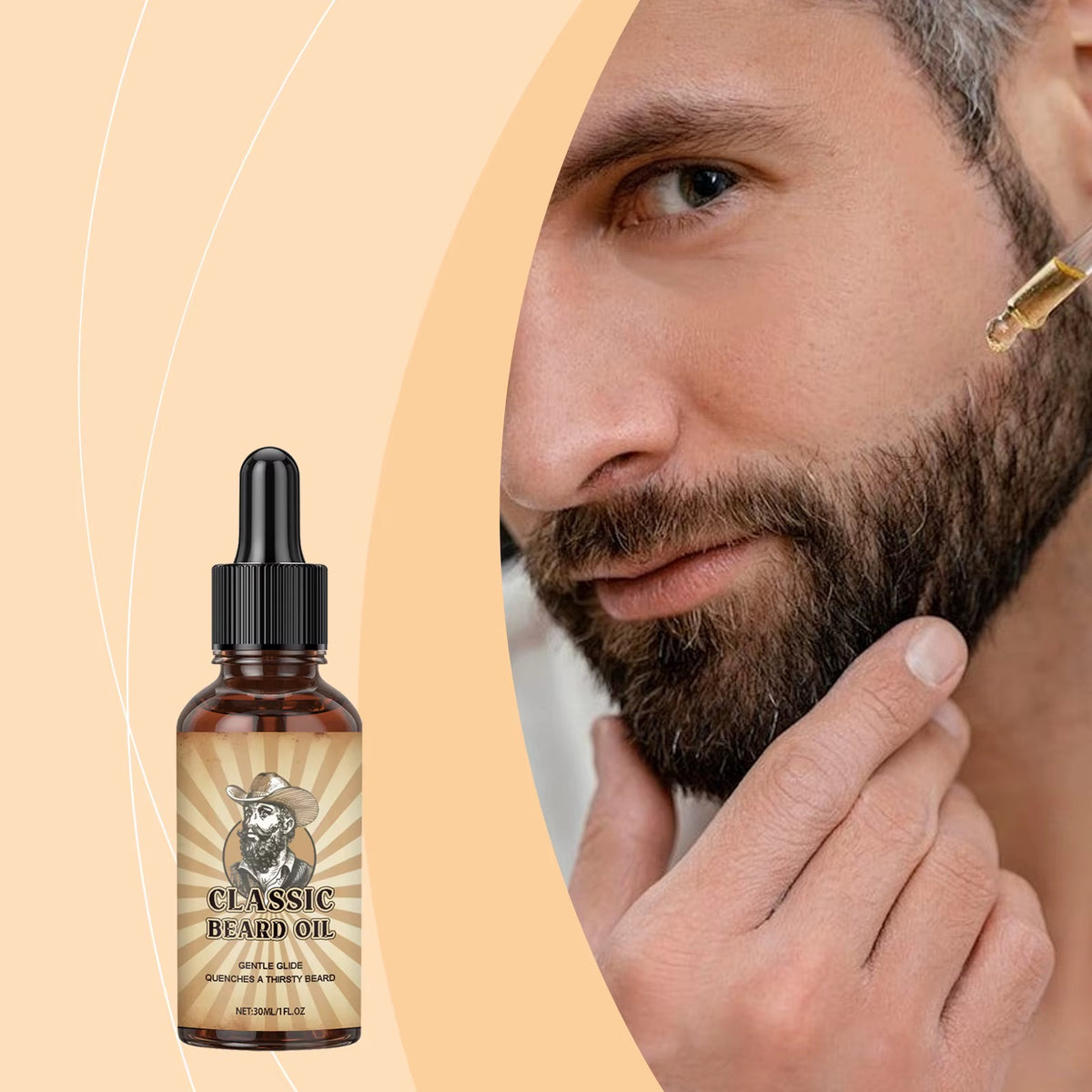 Classic Beard Oil | Daily Conditioning - Softness - Natural Shine
