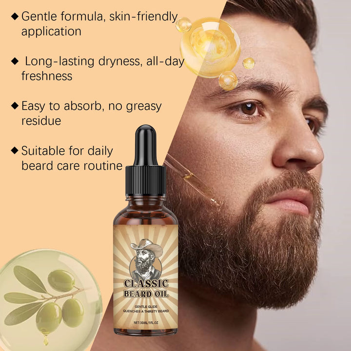 Classic Beard Oil | Daily Conditioning - Softness - Natural Shine