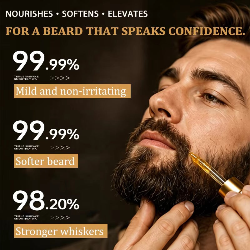 Halorinna Beard Oil | Moisturizing, Frizz Control & Natural Shine