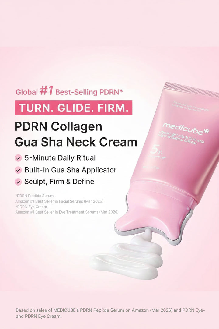 Medicube PDRN Collagen Gua Sha Neck Wrinkle Cream