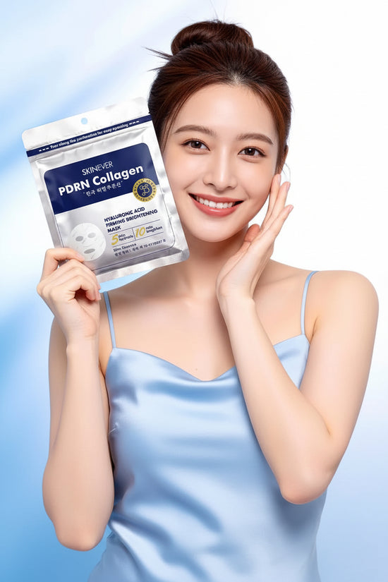 PDRN Collagen & Hyaluronic Acid | 5 Sheet Mask | Firming • Plumping • Hydrating • Brightening