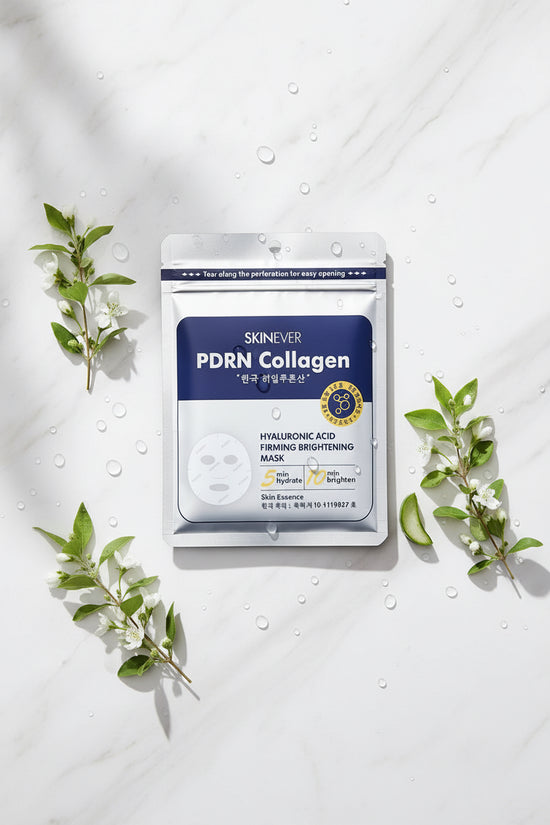 PDRN Collagen & Hyaluronic Acid | 5 Sheet Mask | Firming • Plumping • Hydrating • Brightening