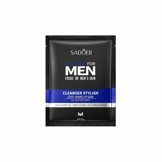 SADOER | Men's Oil Control Hydrating Sheet Mask | Hydration • Oil Control • Refreshing Care