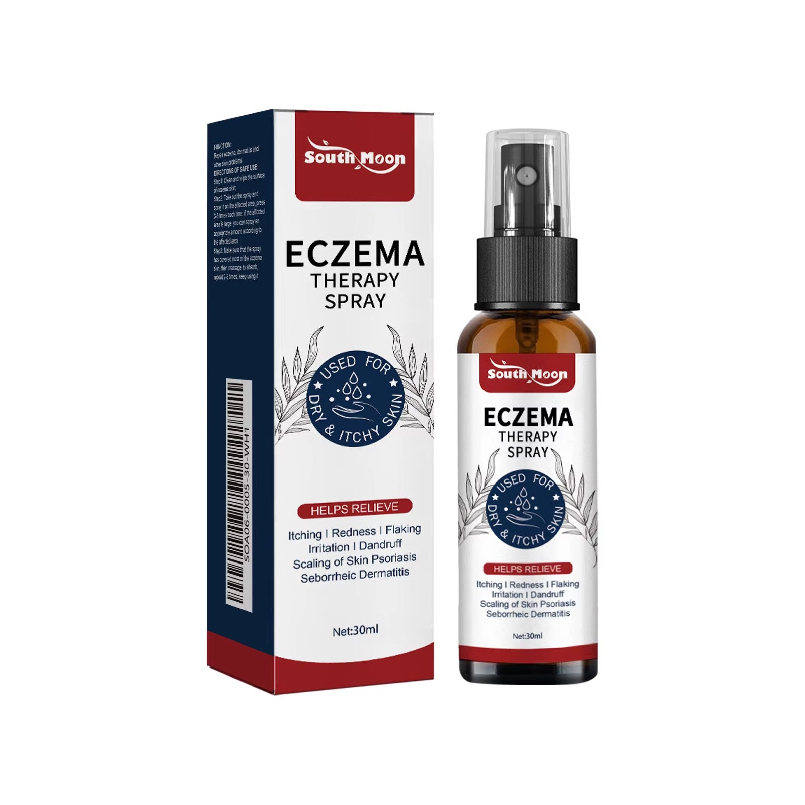 South Moon | Eczema Therapy Spray | Non-steroidal Formula Helps Calm Redness and Irritation