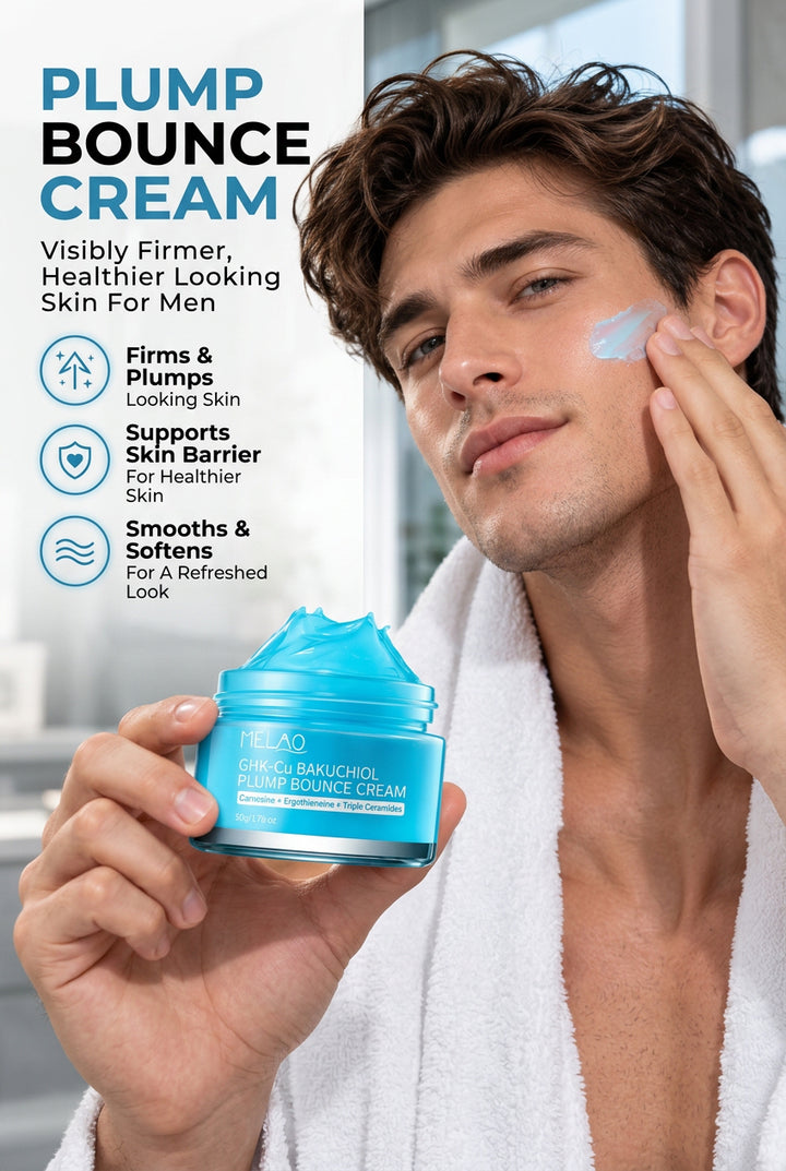 GHK-Cu + Bakuchiol Plump &amp; Bounce Cream | Firming | Hydrating | Smoothing