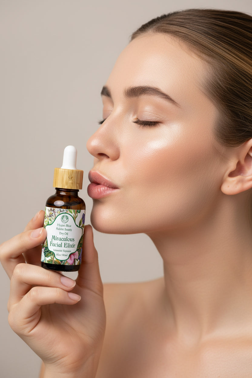 Hygia's Blue | Miraculous Facial Elixir |Anti-Aging | Sensorial Beauty | Firmness | Radiance