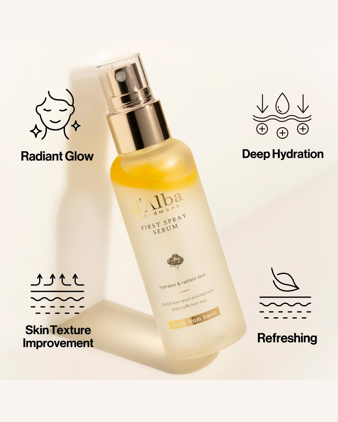 D'alba White Truffles Spray Serum