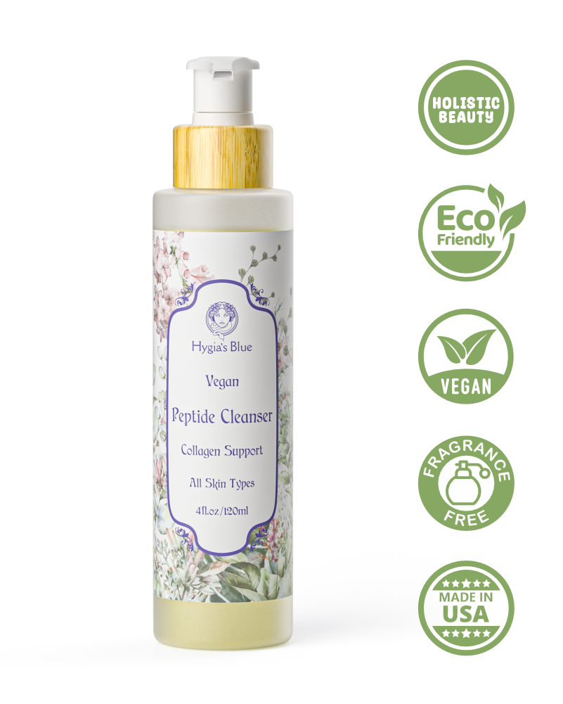 Hygia's Blue - Peptide Cleanser–  Holistic Skincare- Boost Collagen