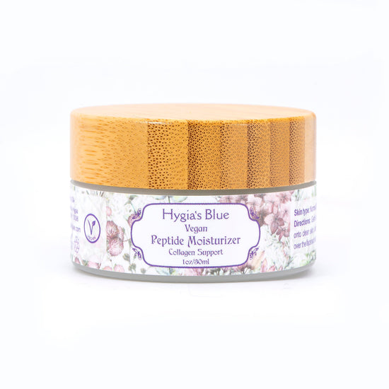 Peptide Moisturizer  |  Boost Collagen, Holistic Beauty,Firming face moisturizer Hygia's Blue