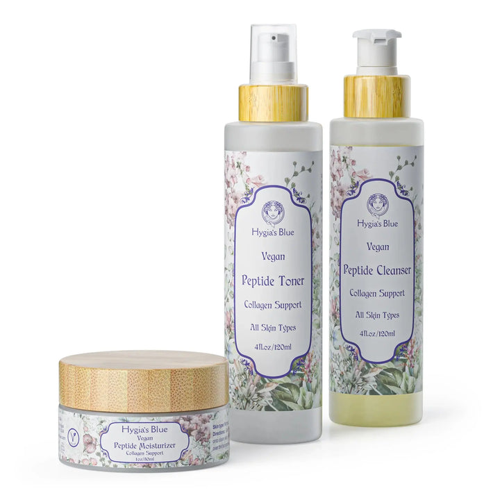 Hygia's Blue - Powerful Peptide Trio - Boost Collagen, Fragrance-free, Skincare Routine, Holistic Beauty Honos Beauty