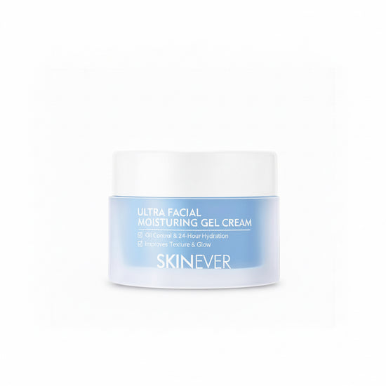 Ultra Facial Moisturizing Gel Cream - Helps Prevent Acne & Refines Pores